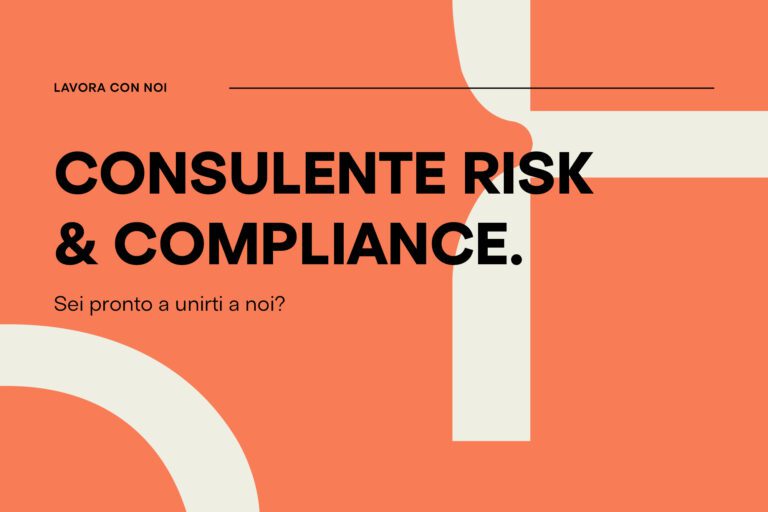 Selezioniamo Consulente Risk & Compliance